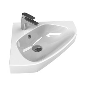  CeraStyle ARDA porcelán sarok porcelán mosdókagyló 46 x 46 cm