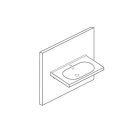 CeraStyle BELLA porcelán mosdókagyló 55 x 45 cm