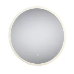   TMP LUX Touch fürdőszobai tükör - KEREK - LED világítással - érintő kapcsolóval - Ø 80 cm