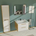 TMP GOLDY fali fürdőszobai ÁLLÓSZEKRÉNY - 155 x 35 cm