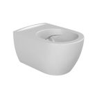 CeraStyle CITY fehér perem nélküli mély öblítésű íves fali WC, tető nélkül