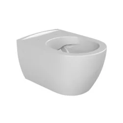   CeraStyle CITY fehér perem nélküli mély öblítésű íves fali WC, tető nélkül