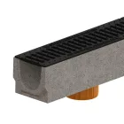 folyókakészlet FB BASE LN100 Hext.125 öntöttvas rács klasszikus C250 függőleges kimenet 1000x140x125 (0400009203031)