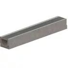 BASE vízelvezető folyóka készlet – fibrobeton, LN100, Hext.125 mm, OZ csúszásgátló, A15