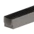 BASE vízelvezető folyóka készlet – fibrobeton, LN100, Hext.125 mm, Öntöttvas rács, C250, 1000 mm