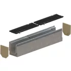 folyókakészlet FB PRO LN100 Hext.160 peremű OZ öntöttvas rács D400 1000x160x160 (040071334/160)