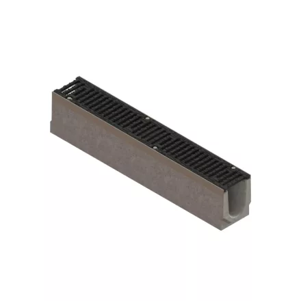 folyókakészlet FB PRO LN100 Hext.210 peremű OZ öntöttvas rács D400 1000x160x210 (040071334/210)