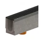 folyókakészlet FB PRO LN200 Hext.310 peremű OZ öntöttvas rács D400 függőleges kimenet DN200 1000x260x310 (04507133409/310)