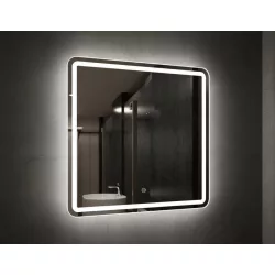   Spark 80 tükör 3 színű led világítással, páramentesítővel 80x60 cm