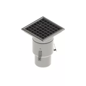   INOX szifon rozsdamentes 200x200 csúszásgátló rács függőleges kimenet DN110 L15 200x200x278 (0521.10.11.3AS)