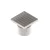 STAINLESS inox padlóösszefolyó – 150×150 mm, réses fedlap, függőleges kimenet DN110