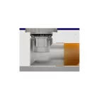 INOX szifon rozsdamentes 150x150 rács perforált oldalsó kimenet DN110 L15 151x151x195 (0525.10.21.3.1-EU)