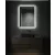 Illusion 60 szögletes fürdőszobai LED tükör 60x80 cm