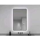 Nova 60 fekete keretes tükör 3 színű led világítással 60x80 cm