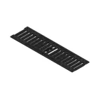 BASE vízelvezető folyóka készlet – polimerbeton, LN100, Hext.67 mm, öntöttvas, függőleges, C250