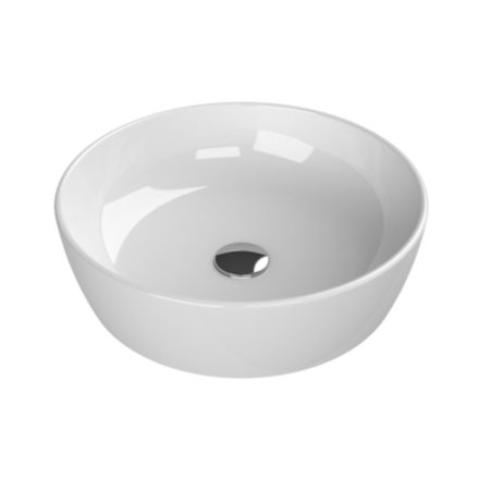 CeraStyle - Top Counter pultra ültethető porcelán mosdó - ONE - O - Ø 46 cm