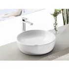 CeraStyle - Top Counter pultra ültethető porcelán mosdó - ONE - O - Ø 46 cm