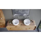 CeraStyle - Top Counter pultra ültethető porcelán mosdó - ONE - O - Ø 46 cm