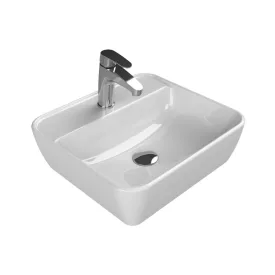   CeraStyle - Top Counter pultra ültethető porcelán mosdó - ONE -  - csaplyukas - 46 x 42 cm