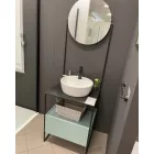 CeraStyle - Top Counter pultra ültethető porcelán mosdó - ONE - O- csaplyukas - Ø 42 cm