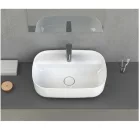 CeraStyle - Top Counter pultra ültethető porcelán mosdó - AQUA - 60 x 40 cm