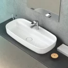 CeraStyle - Top Counter pultra ültethető porcelán mosdó - AQUA - 80 x 40 cm