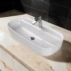 CeraStyle - Top Counter pultra ültethető porcelán mosdó - AQUA - 80 x 40 cm