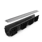 PP BASE LN100 folyókakészlet Htot.175 rács OZ réses típus T H25mm A15-C250 1000x160x175 (080001T25)