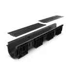 folyókakészlet PP BASE LN100 Hext.150 öntöttvas rács klasszikus C250 1000x156x150 (08000203031)