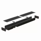PP BASE LN100 folyókakészlet Hext.80 öntöttvas rács klasszikus C250 1000x156x80 (08010203031)