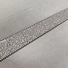 BASE vízelvezető folyóka készlet – PP, LN100, Hext.135 mm, INOX rács szürke, A15