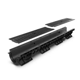   folyókakészlet PP BASE LN100 Hext.120 öntöttvas rács klasszikus C250 1000x156x120 (08020203031)
