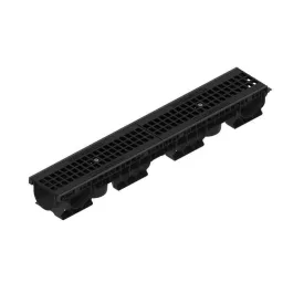   folyókakészlet PP BASE LN100 Hext.120 öntöttvas rács B125 1000x156x120 (0802020402)