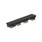 BASE vízelvezető folyóka készlet – PP, LN100, Hext.120 mm, Polipropilén rács, A15, 1000 mm