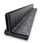 BASE vízelvezető folyóka készlet – PP, LN100, Hext.220 mm, Polipropilén (PP) rács, A15, 1000 mm