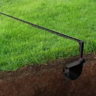 BASE vízelvezető folyóka készlet – PP, LN100, Hext.220 mm, Polipropilén (PP) rács, A15, 1000 mm