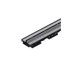 PP BASE LN100 folyókakészlet Htot.75 rács OZ réses típus T H25mm A15-C250 1000x156x75 (080501T25)