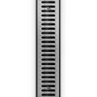 BASE vízelvezető folyóka készlet – PP, LN100, Hext.60 mm, INOX rács, A15