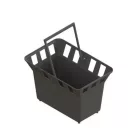 PP BASE aknakészlet négyzetes fekete rács levélfogó PP A15 300x300 (083703385)
