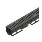 PP EASY 1 LN70 folyókakészlet Hext.90 rács PP fekete A15 1000x90x90 (088081-M)