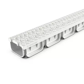   PP EASY 2 LN100 folyókakészlet Hext.70 rács PP fehér A15 1000x125x70 (08818-A)