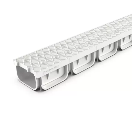 PP EASY 2 LN100 folyókakészlet Hext.70 rács PP fehér A15 1000x125x70 (08818-A)