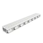 PP EASY 2 LN100 folyókakészlet Hext.70 rács PP fehér A15 1000x125x70 (08818-A)