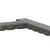 PP EASY 2 LN100 folyókakészlet Hext.70 rács PP sötétszürke A15 1000x125x70 (08818-GI)