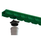 PP EASY 2 LN100 folyókakészlet Hext.70 rács PP zöld A15 1000x125x70 (08818-V)