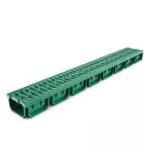 PP EASY 2 LN100 folyókakészlet Hext.70 rács PP zöld A15 1000x125x70 (08818-V)