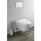 Sanovit AVVA fali WC beépített bidé funkcióval - Perem nélküli, Mély öblítésű