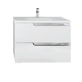   PIRAMIDA EURIDIKA fali függesztett fürdőszobabútor öntött műmárvány mosdóval 100 cm