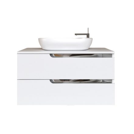 Piramida EURIDIKA fali fürdőszobabútor - mosdópult mosdó nélkül - 2 fiókos - 100 x 48 x 53 cm