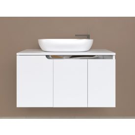   Piramida EURIDIKA fali fürdőszobabútor - mosdópult mosdó nélkül - 3 ajtós - 100 x 48 x 53 cm